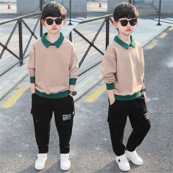 teenager boy tracksuit kids clothing set two pieces & pants casual long sleeve spring autumn clothes sets, White
teenager boy tracksuit kids clothing set two pieces & pants casual long sleeve spring autumn clothes sets, White