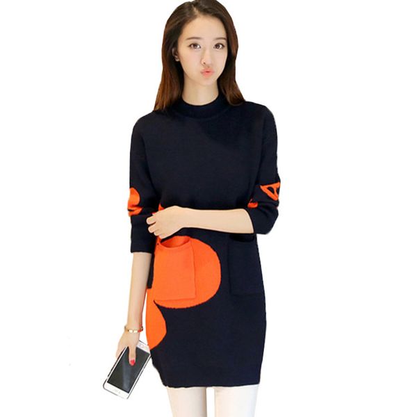 women's sweaters loose for women pullover spring autumn new plus size mid-length long sleeve knit shirt female vncx, White;black
women's sweaters loose for women pullover spring autumn new plus size mid-length long sleeve knit shirt female vncx, White;black