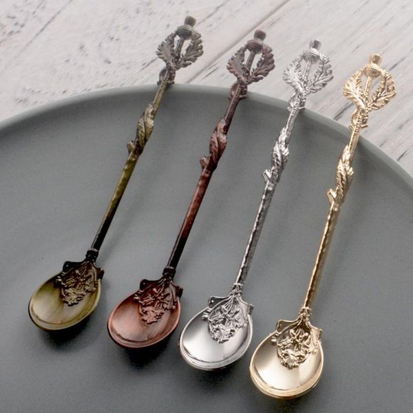 dinnerware sets vintage thistle flower leaf coffee tea spoon ice cream small decoration zine alloy gift for bar party
dinnerware sets vintage thistle flower leaf coffee tea spoon ice cream small decoration zine alloy gift for bar party