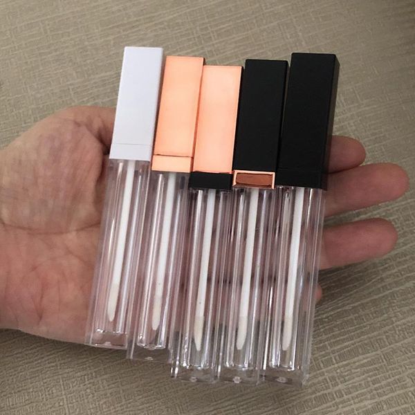 50pcs 5ml rose gold/black/white lip gloss tubes diy empty cosmetic container refillable bottles liquid lipstick storage bottle & jars
50pcs 5ml rose gold/black/white lip gloss tubes diy empty cosmetic container refillable bottles liquid lipstick storage bottle & jars