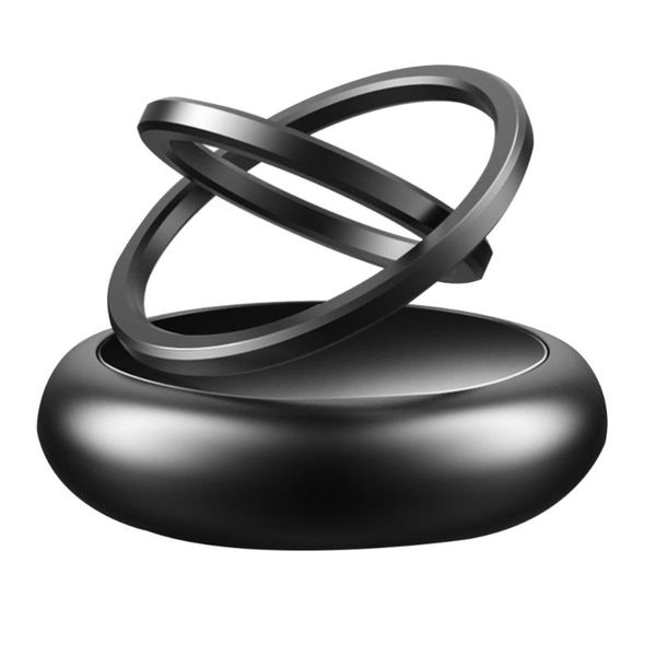 double ring alloy car rotating suspension saucer perfume (black) air freshener
double ring alloy car rotating suspension saucer perfume (black) air freshener