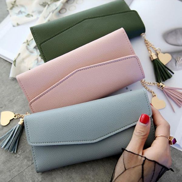 long wallet women purses tassel fashion coin purse card holder wallets female clutch money bag pu leather, Red;black
long wallet women purses tassel fashion coin purse card holder wallets female clutch money bag pu leather, Red;black