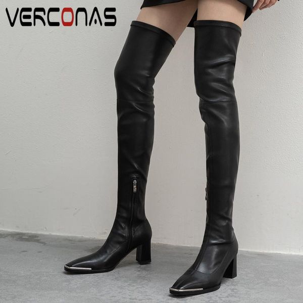 boots verconas fashion woman over the kneeboots autumn winter warm basic party office prom night club brand shoes, Black
boots verconas fashion woman over the kneeboots autumn winter warm basic party office prom night club brand shoes, Black