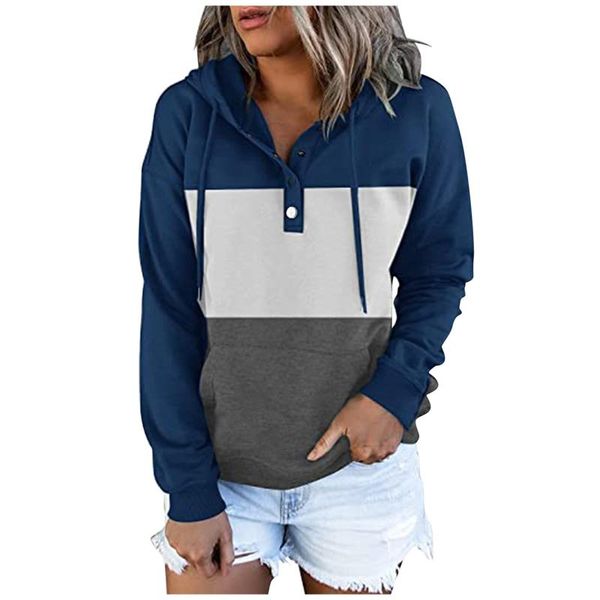 women's hoodies & sweatshirts fashion womens casual pullover button down drawstring hooded pocket long sleeve, Black
women's hoodies & sweatshirts fashion womens casual pullover button down drawstring hooded pocket long sleeve, Black
