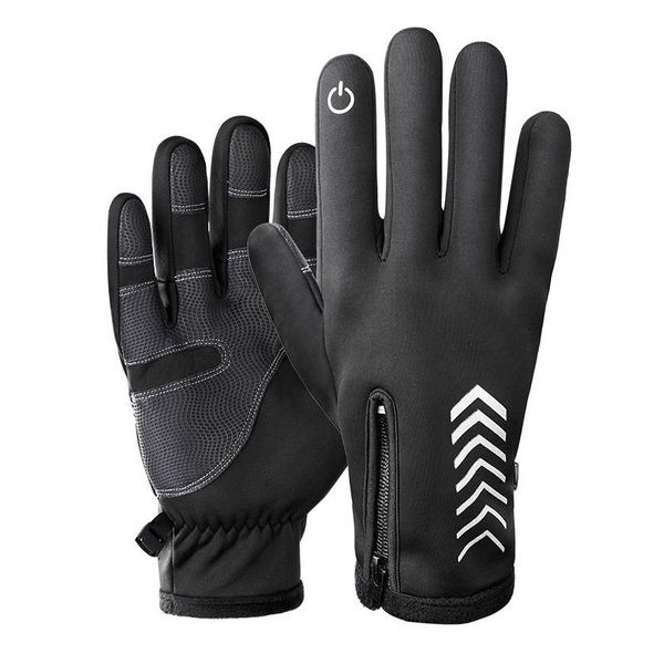 cycling gloves bicycle winter thermal riding absorption anti-slip outdoor sport touch screen glove sports ski, Black
cycling gloves bicycle winter thermal riding absorption anti-slip outdoor sport touch screen glove sports ski, Black