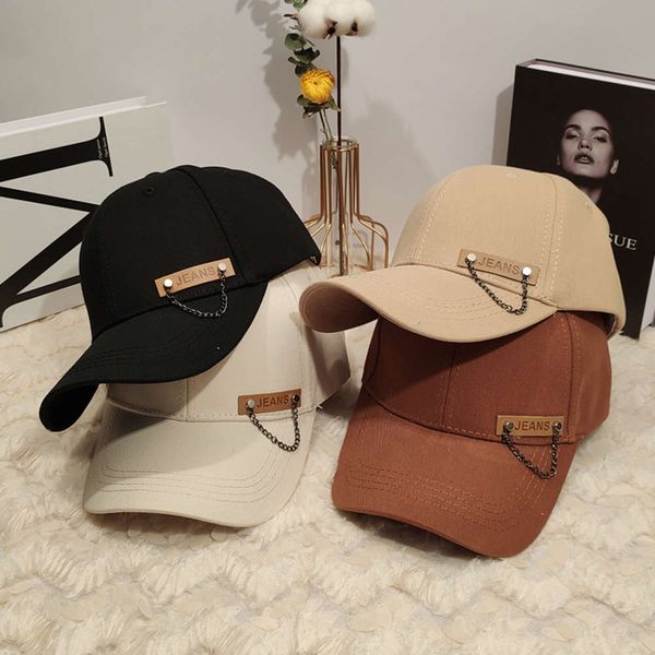 baseball cap female summer korean fashion letter chain sun hat travel shade male, Blue;gray
baseball cap female summer korean fashion letter chain sun hat travel shade male, Blue;gray