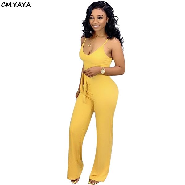 2021 women spaghetti strap sleeveless with sashes wide leg long jumpsuit casual active wear romper fashion playsuit outfit m6160, Black;white
2021 women spaghetti strap sleeveless with sashes wide leg long jumpsuit casual active wear romper fashion playsuit outfit m6160, Black;white