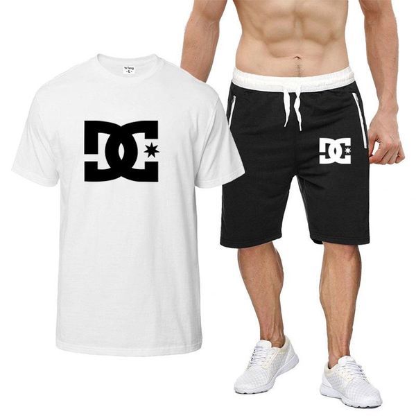 men's tracksuits brand printed dc summer 2-piece set comfortable sportswear sport pant running clothes t-shirt shorts short-sleeved sui, Gray
men's tracksuits brand printed dc summer 2-piece set comfortable sportswear sport pant running clothes t-shirt shorts short-sleeved sui, Gray