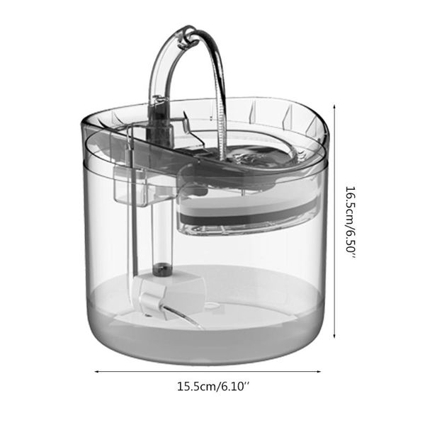 cat bowls & feeders automatic water fountain dog dispenser pet drinking feeder with filter transparent drinker for cats
cat bowls & feeders automatic water fountain dog dispenser pet drinking feeder with filter transparent drinker for cats