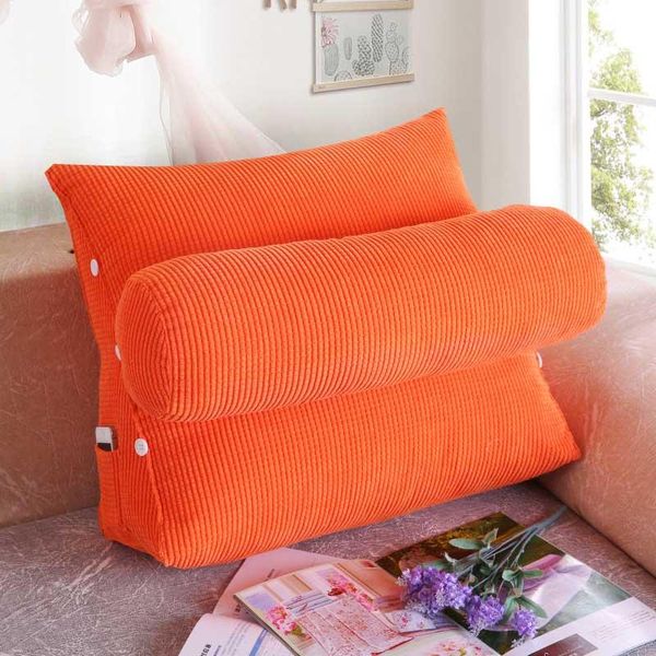 pillow reading backrest wedge cushion back lumbar pad bed office chair rest support
pillow reading backrest wedge cushion back lumbar pad bed office chair rest support