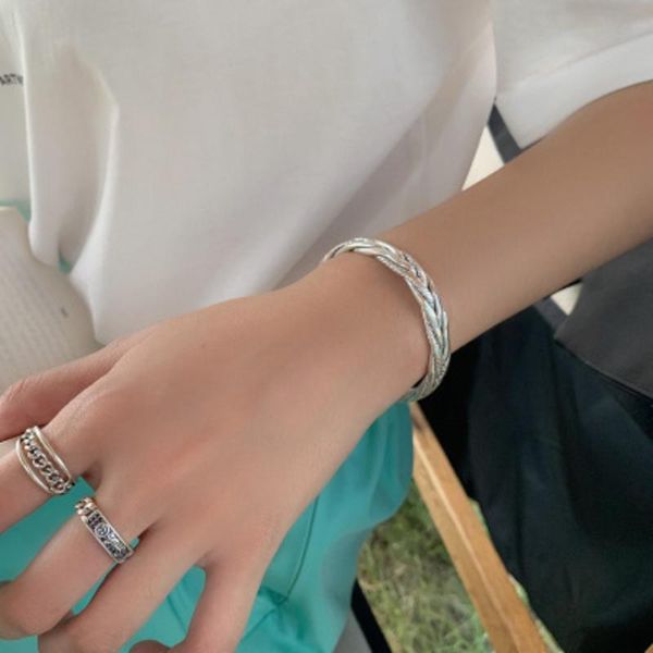 bangle vintage men bracelet stylish personality opening adjustable 925 sterling silver custom-made for women jewelry luxury, Black
bangle vintage men bracelet stylish personality opening adjustable 925 sterling silver custom-made for women jewelry luxury, Black