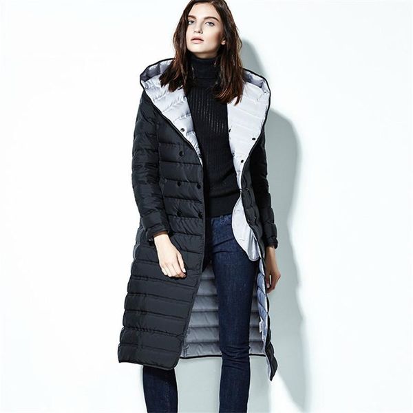 women's down & parkas fy.yiyi winter white duck jacket thin slim women coat mid-length female double breasted ol hooded parka overcoat, Black
women's down & parkas fy.yiyi winter white duck jacket thin slim women coat mid-length female double breasted ol hooded parka overcoat, Black