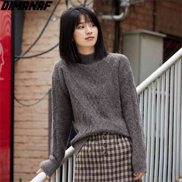 plus size women sweater autumn winter knitting turtleneck elegant pullover casual female vintage o-neck 210531, White;black
plus size women sweater autumn winter knitting turtleneck elegant pullover casual female vintage o-neck 210531, White;black