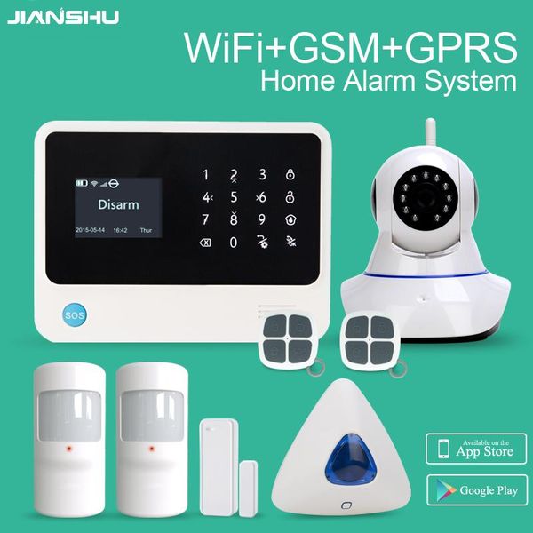 home security gsm alarm system support two-way intercom function wifi wireless with camera systems
home security gsm alarm system support two-way intercom function wifi wireless with camera systems