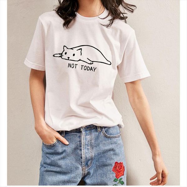 czccwd men clothes summer t shirts fashion thin section harajuku cute cat not today funny letter animal print, White;black
czccwd men clothes summer t shirts fashion thin section harajuku cute cat not today funny letter animal print, White;black