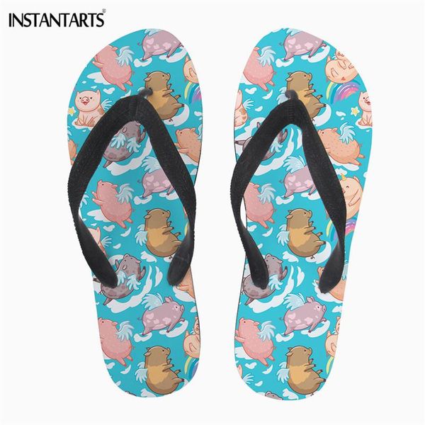 slippers instantarts kawaii piggy pattern women casual home summer confortable flip flops durable non-slip beach sandals mujer, Black
slippers instantarts kawaii piggy pattern women casual home summer confortable flip flops durable non-slip beach sandals mujer, Black
