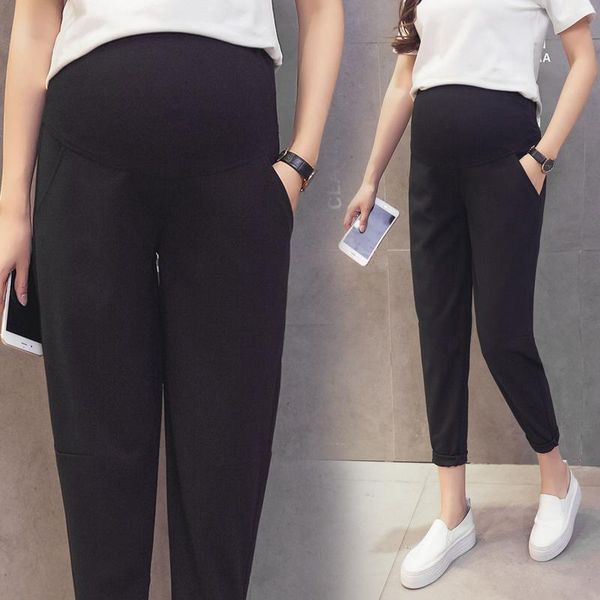 maternity bottoms 918# pants spring autumn casual ninth loose comfy belly support elastic waist trousers, White
maternity bottoms 918# pants spring autumn casual ninth loose comfy belly support elastic waist trousers, White