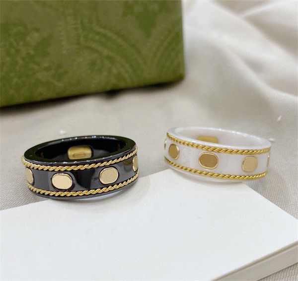 luxury designer fashion mens womens rings love ring black white ceram brand rings couples letters print designer jewelry, Silver
luxury designer fashion mens womens rings love ring black white ceram brand rings couples letters print designer jewelry, Silver