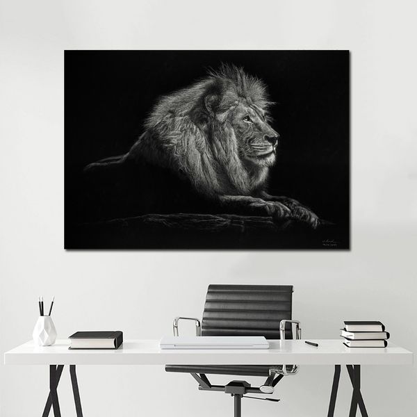 black and white lion wall art pictures for living room canvas painting animal posters home decor canvas prints indoor decoration
black and white lion wall art pictures for living room canvas painting animal posters home decor canvas prints indoor decoration