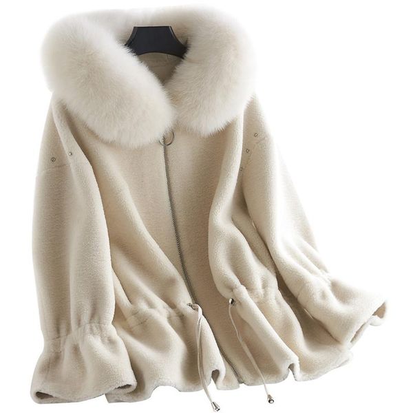 lammy coat winter fur women elegant jacket long style 100% real sheep overcoat 2021 design women's & faux, Black
lammy coat winter fur women elegant jacket long style 100% real sheep overcoat 2021 design women's & faux, Black