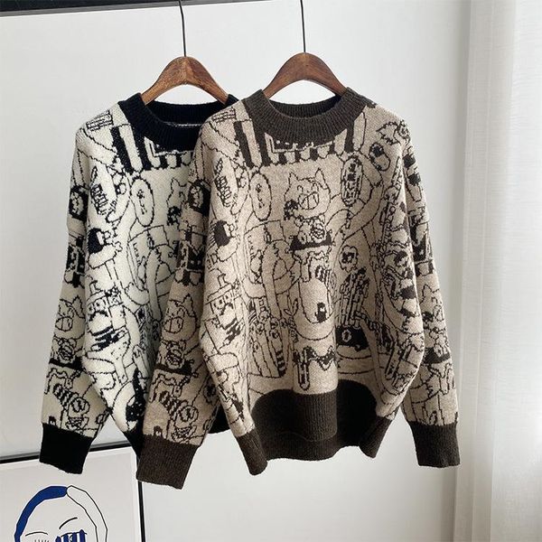 winter sweaters with women's, White;black
winter sweaters with women's, White;black