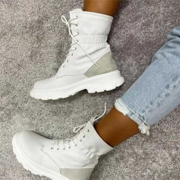 plus size autumn winter women ankle boots classic fashion leather slim legs boots gothic punk shoes flat heels short botas mujer 211103, Black
plus size autumn winter women ankle boots classic fashion leather slim legs boots gothic punk shoes flat heels short botas mujer 211103, Black