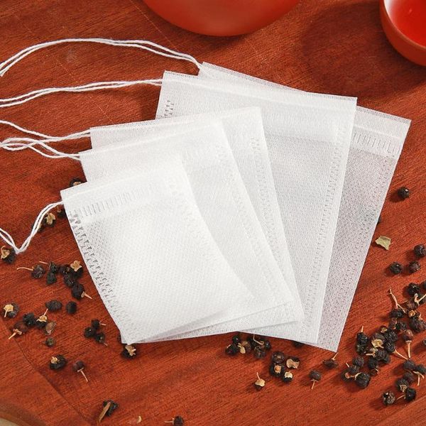 50/100pcs empty scented tea bags non-woven drawstring infuser loose coffee filter pouch home small storage
50/100pcs empty scented tea bags non-woven drawstring infuser loose coffee filter pouch home small storage