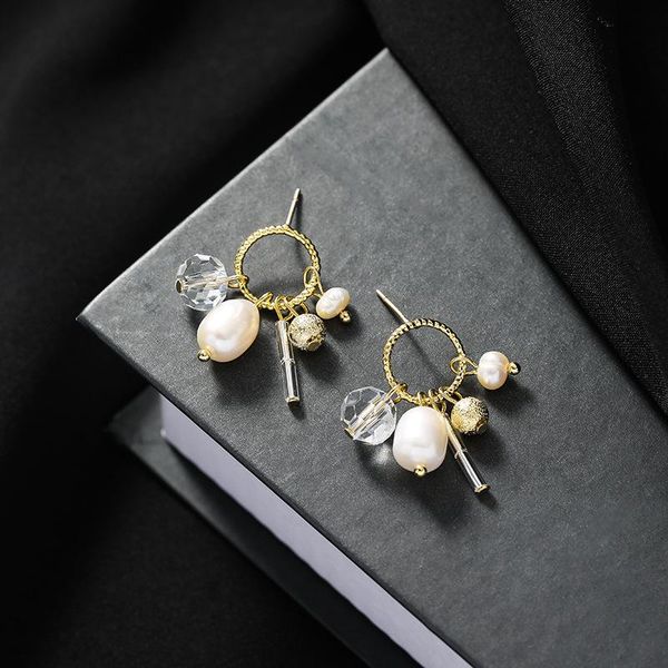 style bohemia natural white peal pendant long earrings for women brand design dangle & chandelier, Silver
style bohemia natural white peal pendant long earrings for women brand design dangle & chandelier, Silver