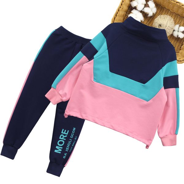 kids sport clothes girls letter clothes for girls patchwork clothes girl coat + pants childrens tracksuit 6 8 10 12 14, White
kids sport clothes girls letter clothes for girls patchwork clothes girl coat + pants childrens tracksuit 6 8 10 12 14, White