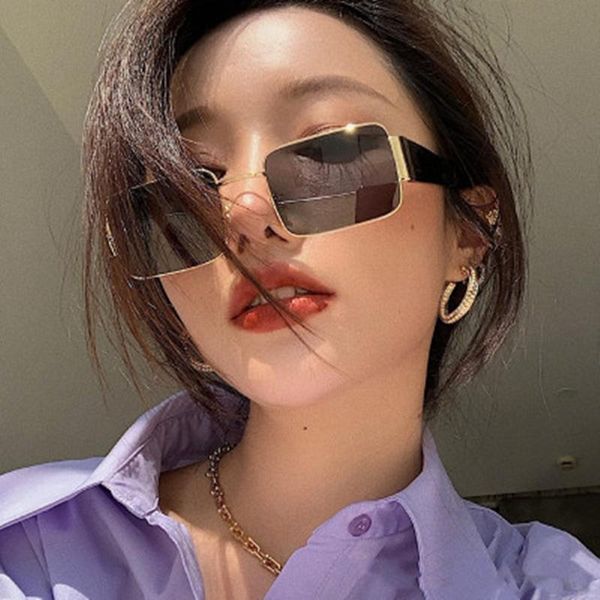 sunglasses 2021 classic retro square rectangle women brand designer vintage steam punk sun glasses for female, White;black
sunglasses 2021 classic retro square rectangle women brand designer vintage steam punk sun glasses for female, White;black