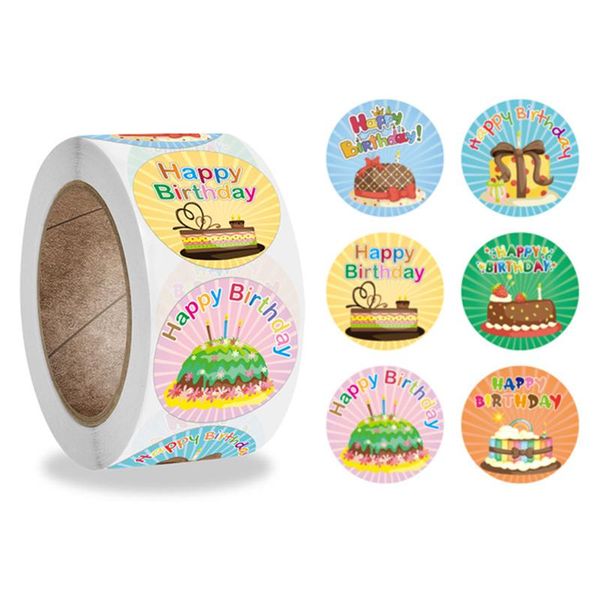 gift wrap 500pcs/roll kids birthday stickers childs reward shopping bag sealing sticker dessert shop party decorations labels
gift wrap 500pcs/roll kids birthday stickers childs reward shopping bag sealing sticker dessert shop party decorations labels