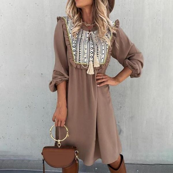 casual dresses vintage pattern patchwork shirt dress breathable summer women round neck lantern sleeve large hem for beach daily wear, Black;gray
casual dresses vintage pattern patchwork shirt dress breathable summer women round neck lantern sleeve large hem for beach daily wear, Black;gray