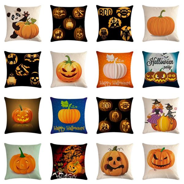 cushion/decorative pillow happy halloween pumpkin cushion cover 45 * 45cm throw autumn horror cotton linen print home furnishing case
cushion/decorative pillow happy halloween pumpkin cushion cover 45 * 45cm throw autumn horror cotton linen print home furnishing case