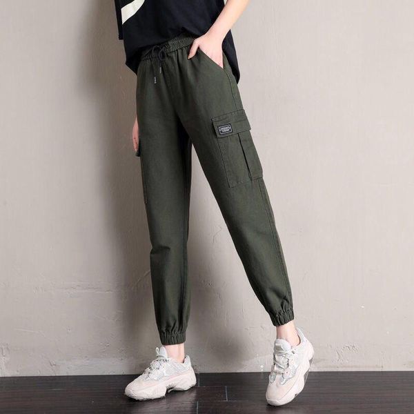 women's pants & capris 2021 cargo casual streetwear harajuku hip hop harem jogger sweatpants high waist loose female trousers, Black;white
women's pants & capris 2021 cargo casual streetwear harajuku hip hop harem jogger sweatpants high waist loose female trousers, Black;white