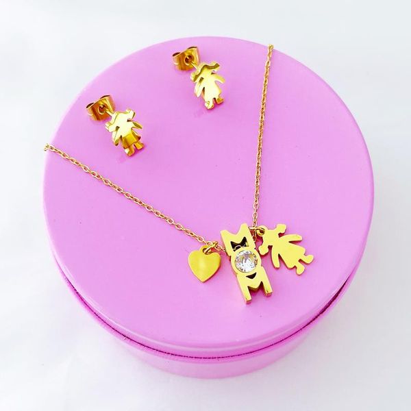earrings & necklace family boys girl stainless steel necklaces mama pendants for women men kids jewelry colares feminino masculino, Silver
earrings & necklace family boys girl stainless steel necklaces mama pendants for women men kids jewelry colares feminino masculino, Silver
