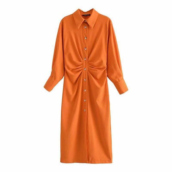 women pleated shirt dress fashion long sleeves button-up side zipper chic lady casual midi dresses woman robe 210709, Black;gray
women pleated shirt dress fashion long sleeves button-up side zipper chic lady casual midi dresses woman robe 210709, Black;gray