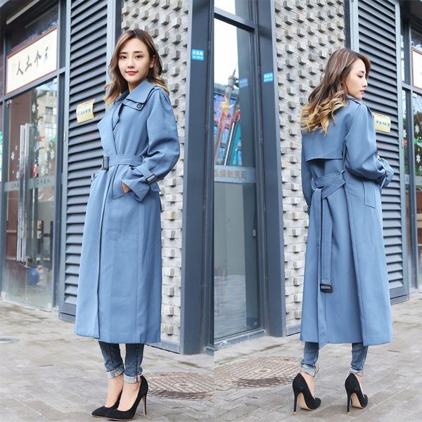 Women's Trench Coats 2021 Spring Autumn Chic Slim X Long Plus Size 4XL 5XL Belt Windbreaker Female Outerwear, Tan;black
Women's Trench Coats 2021 Spring Autumn Chic Slim X Long Plus Size 4XL 5XL Belt Windbreaker Female Outerwear, Tan;black