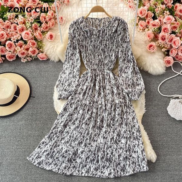 casual dresses vintage printed chiffon long dress autumn women o-neck puff sleeve elastic a-line age reducing robes 2021, Black;gray
casual dresses vintage printed chiffon long dress autumn women o-neck puff sleeve elastic a-line age reducing robes 2021, Black;gray