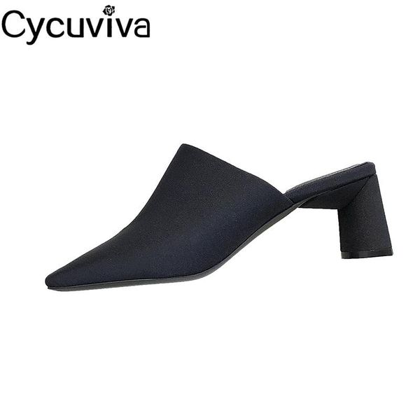 slippers classic square toe woman comfy chunky sole black silk party shoes runway wrap high heel outside mules
slippers classic square toe woman comfy chunky sole black silk party shoes runway wrap high heel outside mules