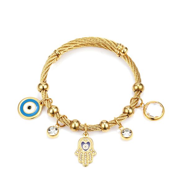 evil eye bracelet blue eyes jewelry mens bangle women stainless steel gold diamond hand of fatima bracelets valentine day gift jewelry bangl, Black
evil eye bracelet blue eyes jewelry mens bangle women stainless steel gold diamond hand of fatima bracelets valentine day gift jewelry bangl, Black