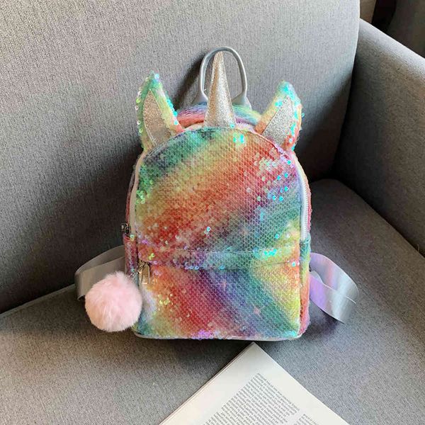 japan and south korea fashion colorful cool children's parent-child backpack with hairball lovely unicorn girl sequin
japan and south korea fashion colorful cool children's parent-child backpack with hairball lovely unicorn girl sequin
