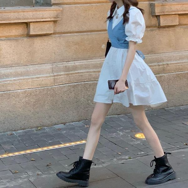 casual dresses korean style preppy denim camisole design sense niche outdoor shirt dress two-piece suit for women summer, Black;gray
casual dresses korean style preppy denim camisole design sense niche outdoor shirt dress two-piece suit for women summer, Black;gray