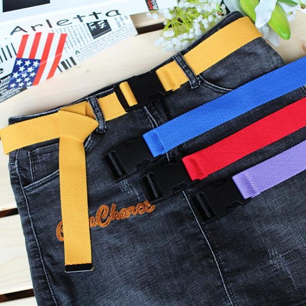 belts plain webbing waistband casual canvas belt metal buckle men women boys jeans candy colors 120cm, Black;brown
belts plain webbing waistband casual canvas belt metal buckle men women boys jeans candy colors 120cm, Black;brown
