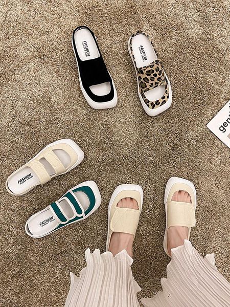 slippers rubber cover toe shallow shoes woman 2021 pantofle luxury slides platform soft designer summer flat fashion casual, Black
slippers rubber cover toe shallow shoes woman 2021 pantofle luxury slides platform soft designer summer flat fashion casual, Black