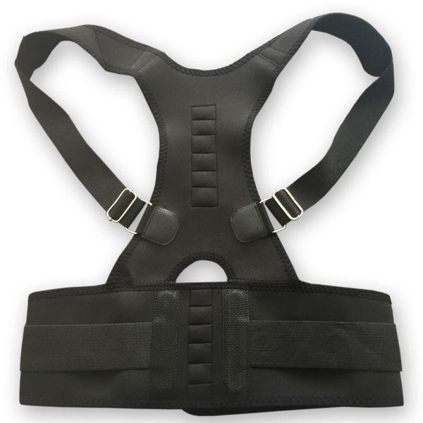 black posture corrector scoliosis back brace spine corset belt shoulder therapy support poor correction men, Black;blue
black posture corrector scoliosis back brace spine corset belt shoulder therapy support poor correction men, Black;blue