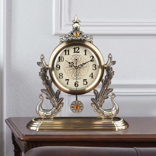 desk & table clocks european luxury clock metal retro mute peacock kitchen pendulum deskoffice relogio de mesa bedside decoration dm50c
desk & table clocks european luxury clock metal retro mute peacock kitchen pendulum deskoffice relogio de mesa bedside decoration dm50c