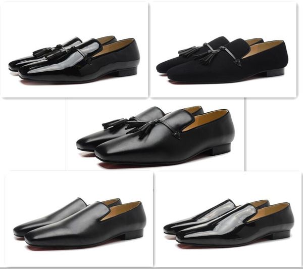 2021 luxurys designers mens shoes the bottoms is red loafers black leather slip on dress wedding flats shoe men for business party
2021 luxurys designers mens shoes the bottoms is red loafers black leather slip on dress wedding flats shoe men for business party
