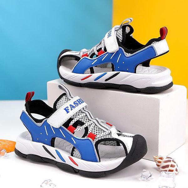 sandals brand children 2021 summer children's boys primary school students comfortable soft bottom kids, Black;red
sandals brand children 2021 summer children's boys primary school students comfortable soft bottom kids, Black;red