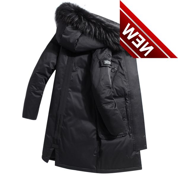 fur collar winter jacket men 2021 new windproof long down thick warm parkas coats overcoats, Black
fur collar winter jacket men 2021 new windproof long down thick warm parkas coats overcoats, Black