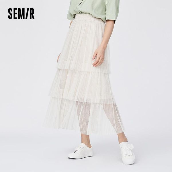 skirts semir women half-length thin and all-match spring 2021 elastic waist pleated mesh skirt elegant high, Black
skirts semir women half-length thin and all-match spring 2021 elastic waist pleated mesh skirt elegant high, Black